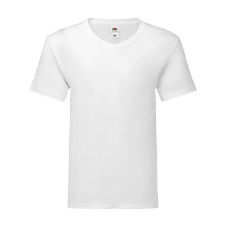 Fruit Of The Loom 61442 Fruit Of The Loom Men's Iconic 150 V-Neck T White