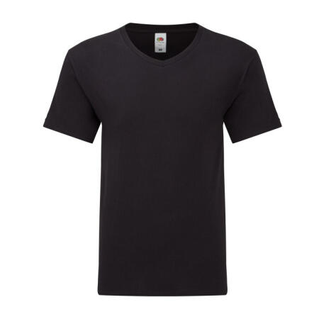 Fruit Of The Loom 61442 Fruit Of The Loom Men's Iconic 150 V-Neck T Black