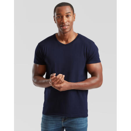 Fruit Of The Loom 61442 Fruit Of The Loom Men's Iconic 150 V-Neck T Deep Navy