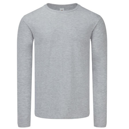 Fruit Of The Loom 61446 Fruit Of The Loom Iconic 150 Classic Long Sleeve T Heather Grey