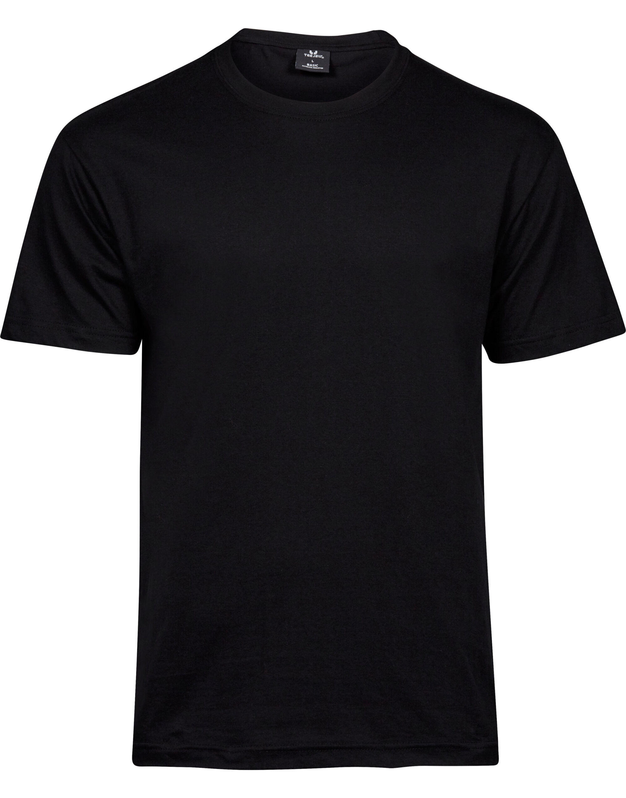 Tee Jays TJ1000 Men's Basic Tee Black