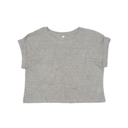 Mantis M96 Mantis Women's Crop Top T Heather Grey Melange