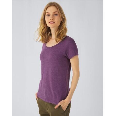 Heather Navy Women's Triblend Tee