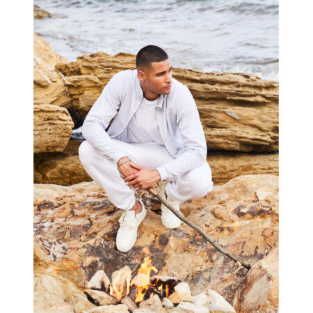Heather Grey Men's Classic Sweat Jacket