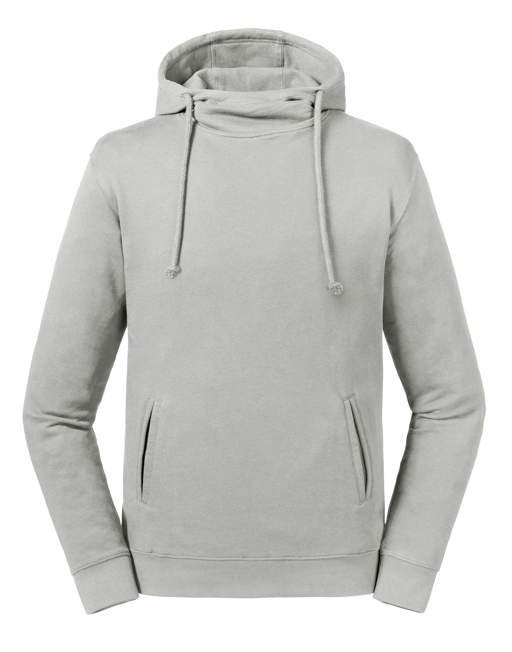 Russell Pure Organic Stone High Collar Hooded Sweat