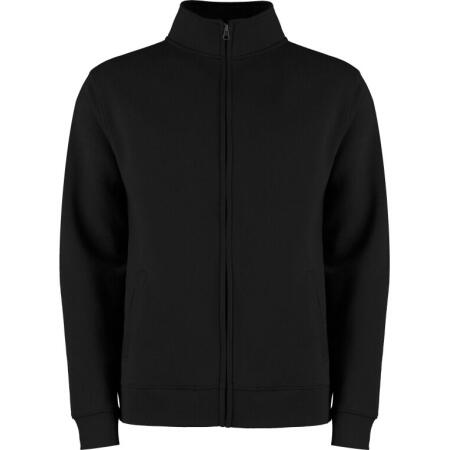 Kustom Kit KK334 Kustom Kit Regular Fit Zipped Sweatshirt Black
