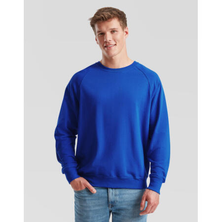 Fruit Of The Loom 62138 Fruit Of The Loom Men's Lightweight Raglan Sweat Royal