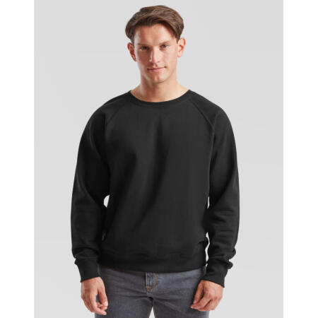 Fruit Of The Loom 62216 Fruit Of The Loom Men's Classic Raglan Sweat Black