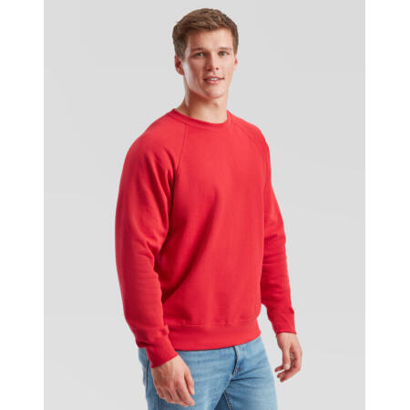 Fruit Of The Loom 62216 Fruit Of The Loom Men's Classic Raglan Sweat Red