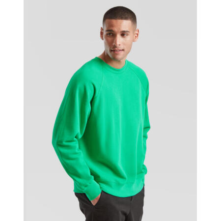 Fruit Of The Loom 62216 Fruit Of The Loom Men's Classic Raglan Sweat Kelly Green