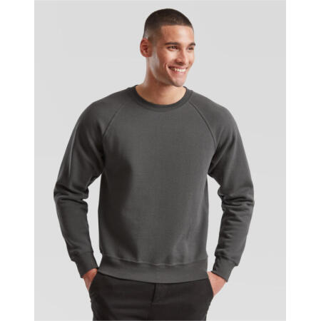 Fruit Of The Loom 62216 Fruit Of The Loom Men's Classic Raglan Sweat Light Graphite