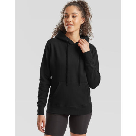 Fruit Of The Loom 62038 Fruit Of The Loom Ladies' Classic Hooded Sweat Black