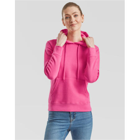 Fruit Of The Loom 62038 Fruit Of The Loom Ladies' Classic Hooded Sweat Fuchsia