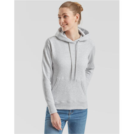 Fruit Of The Loom 62038 Fruit Of The Loom Ladies' Classic Hooded Sweat Heather Grey