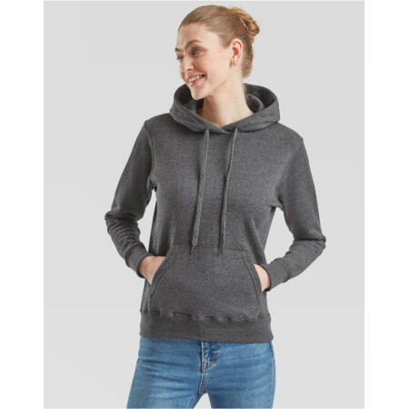 Fruit Of The Loom 62038 Fruit Of The Loom Ladies' Classic Hooded Sweat Dark Heather