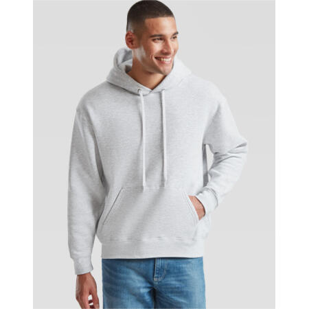 Fruit Of The Loom 62152 Fruit Of The Loom Men's Premium Hooded Sweat Heather Grey