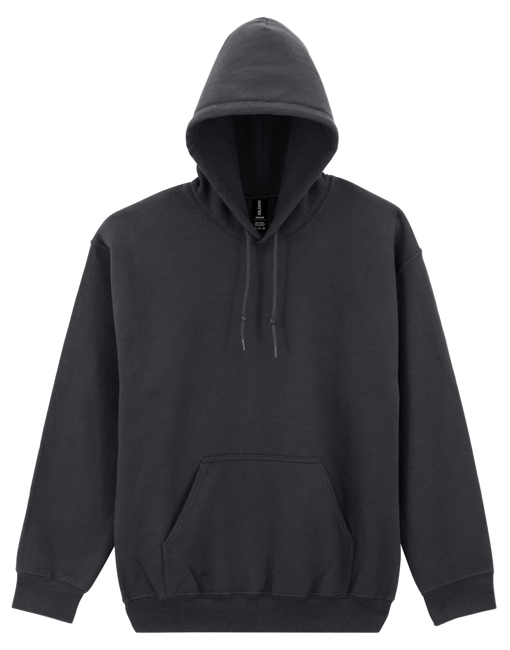 Gildan 12500 DryBlend®  Adult Hooded Sweatshirt Black