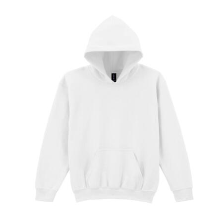 Gildan 18500B Gildan Heavy Blend™ Youth Hooded Sweat White