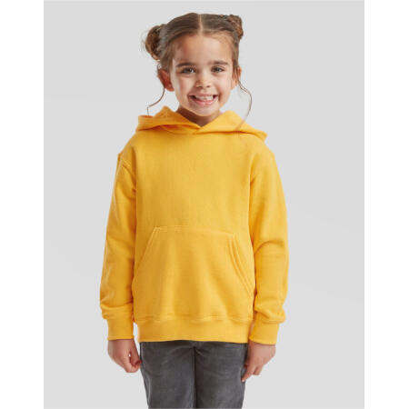 Fruit Of The Loom 62043 Kid's Classic Hooded Sweat White