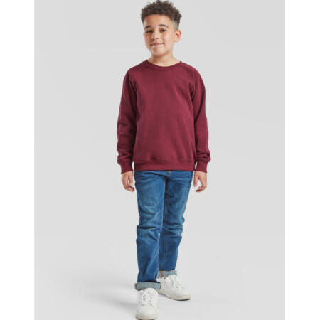 Fruit Of The Loom 62039 Kid's Classic Raglan Sweat Sunflower