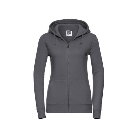 Russell 266F Russell Ladies' Authentic Zipped Hood Jacket Convoy Grey
