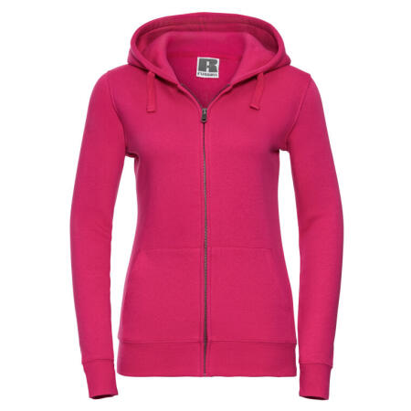 Russell 266F Russell Ladies' Authentic Zipped Hood Jacket Fuchsia