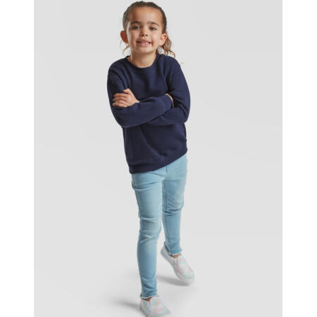 Fruit Of The Loom 62041 Kid's Classic Set-In Sweat White