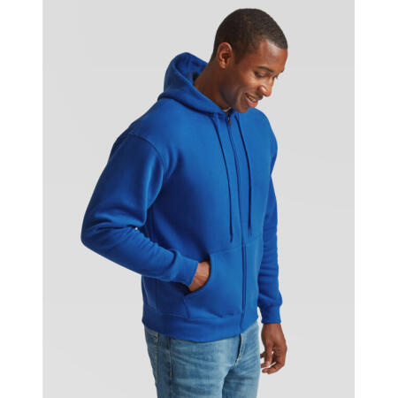 Fruit Of The Loom 62034 Fruit Of The Loom Men's Premium Hooded Sweat Jacket Royal