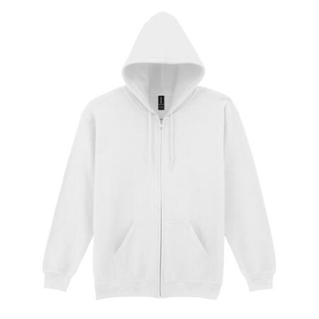 Gildan 18600 Gildan Heavy Blend™ Adult Full Zip Sweat White