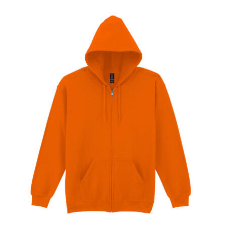 Gildan 18600 Gildan Heavy Blend™ Adult Full Zip Sweat Safety Orange