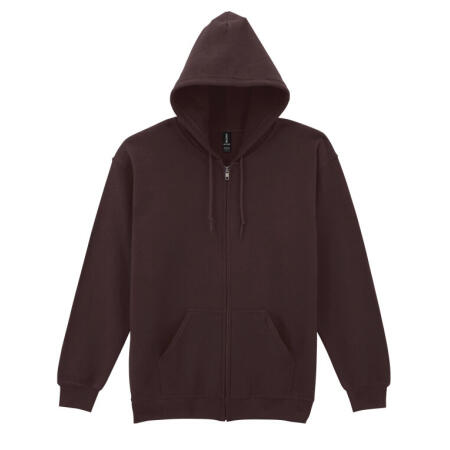 Gildan 18600 Gildan Heavy Blend™ Adult Full Zip Sweat Dark Chocolate