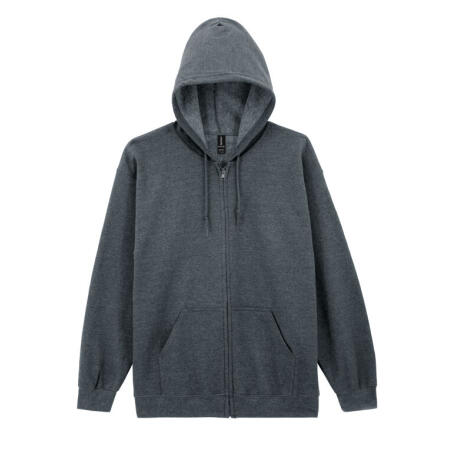Gildan 18600 Gildan Heavy Blend™ Adult Full Zip Sweat Dark Heather