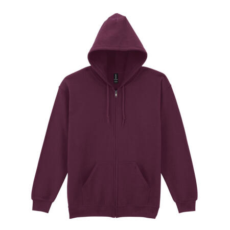 Gildan 18600 Gildan Heavy Blend™ Adult Full Zip Sweat Maroon