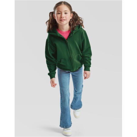 Fruit Of The Loom 62045 Kid's Classic Hooded Sweat Jacket Royal