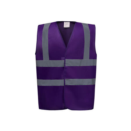 Yoko HVW100EV Yoko Enhanced Vis Waistcoat Purple
