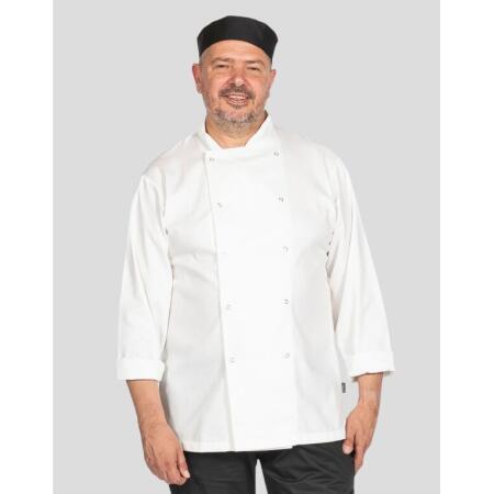 Dennys DD70 Dennys Budget Long Sleeve Chefs Jacket White