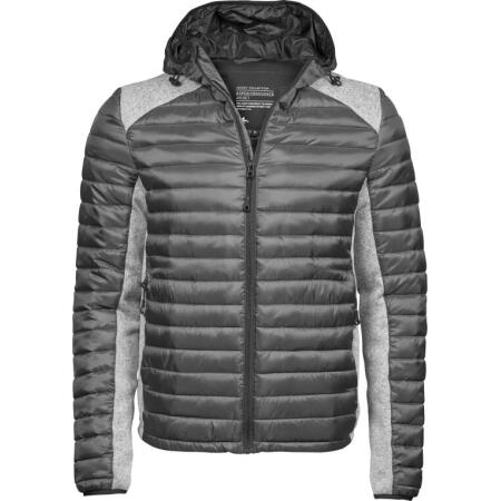 Tee Jays TJ9610 Tee Jays Men's Hooded Outdoor Crossover  Space Grey/Grey Melange