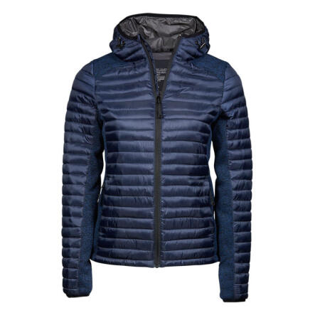 Tee Jays TJ9611 Tee Jays Ladies' Aspen Crossover Jacket Navy/Navy Melange