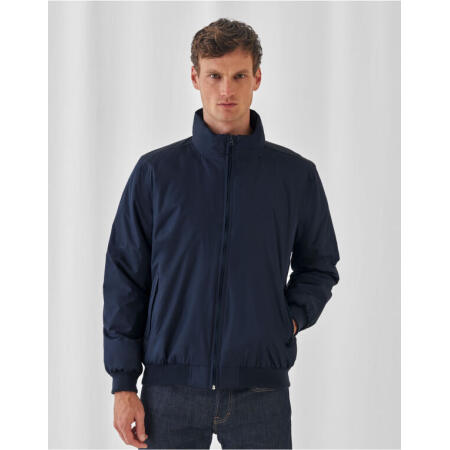 Black Men's Crew Bomber Jacket