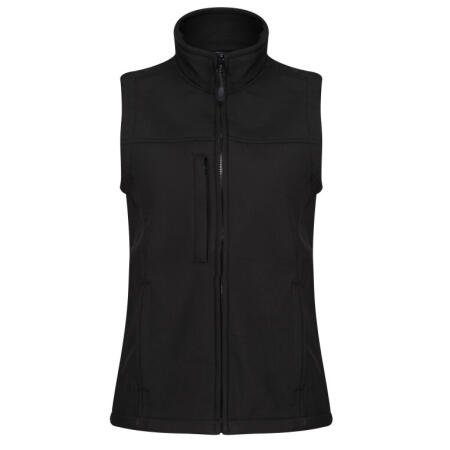 Regatta Professional TRA790 Regatta Professional Flux Women's Softshell Bodywarmer Black/Black