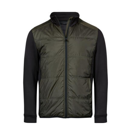 Tee Jays TJ9110 Tee Jays Men's Hybrid-Stretch Jacket Deep Green/ Black