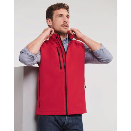 Russell R141M Russell Men's Softshell Gilet Classic Red