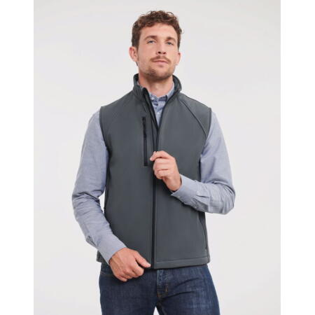 Russell R141M Russell Men's Softshell Gilet Titanium