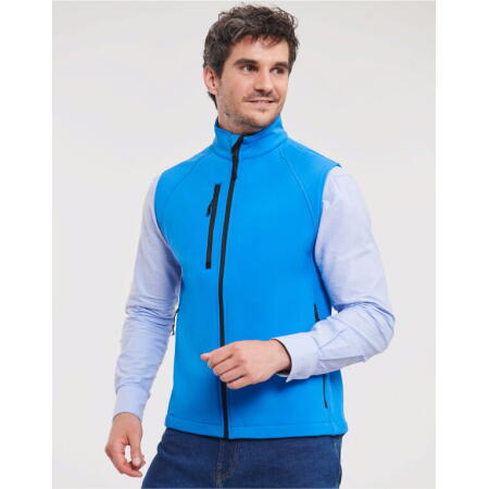 Russell R141M Russell Men's Softshell Gilet Azure Blue