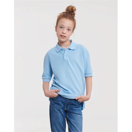 Russell 539B Kids Classic Polo Yellow