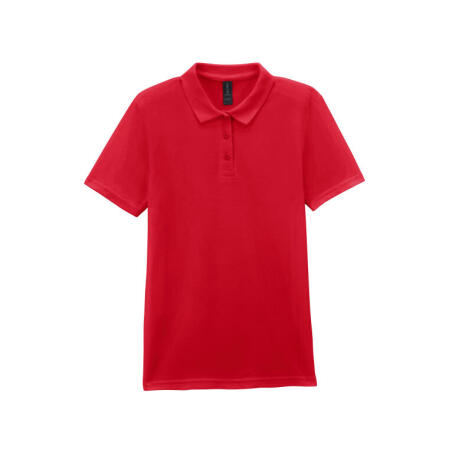 Gildan 64800L Gildan Softstyle Ladies' Double Pique Polo Red