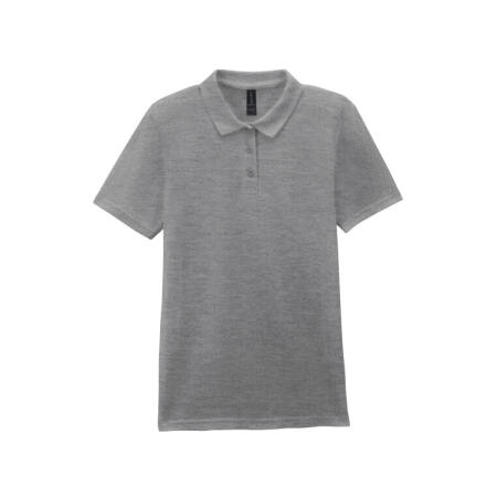 Gildan 64800L Gildan Softstyle Ladies' Double Pique Polo Sport Grey (RS)