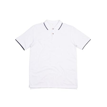 Mantis M191 Mantis The Tipped Polo White/Navy