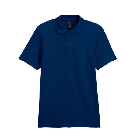 Gildan 64800 Gildan Softstyle Adult Double Pique Polo Navy Blue