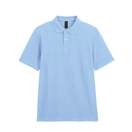 Gildan 64800 Gildan Softstyle Adult Double Pique Polo Light Blue